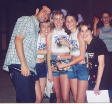 Monica, Me, Keisha, & Jessi with Joey Fatone's brother Steve